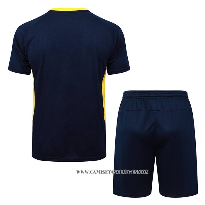 Chandal del Santos 25-26 Manga Corta Azul - Pantalon Corto